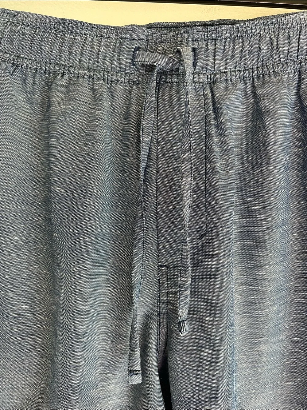 Lululemon LuluLinen Pull-On Pant Heather club blue size L